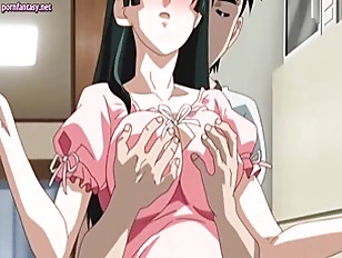 Sensual anime chick riding a cock